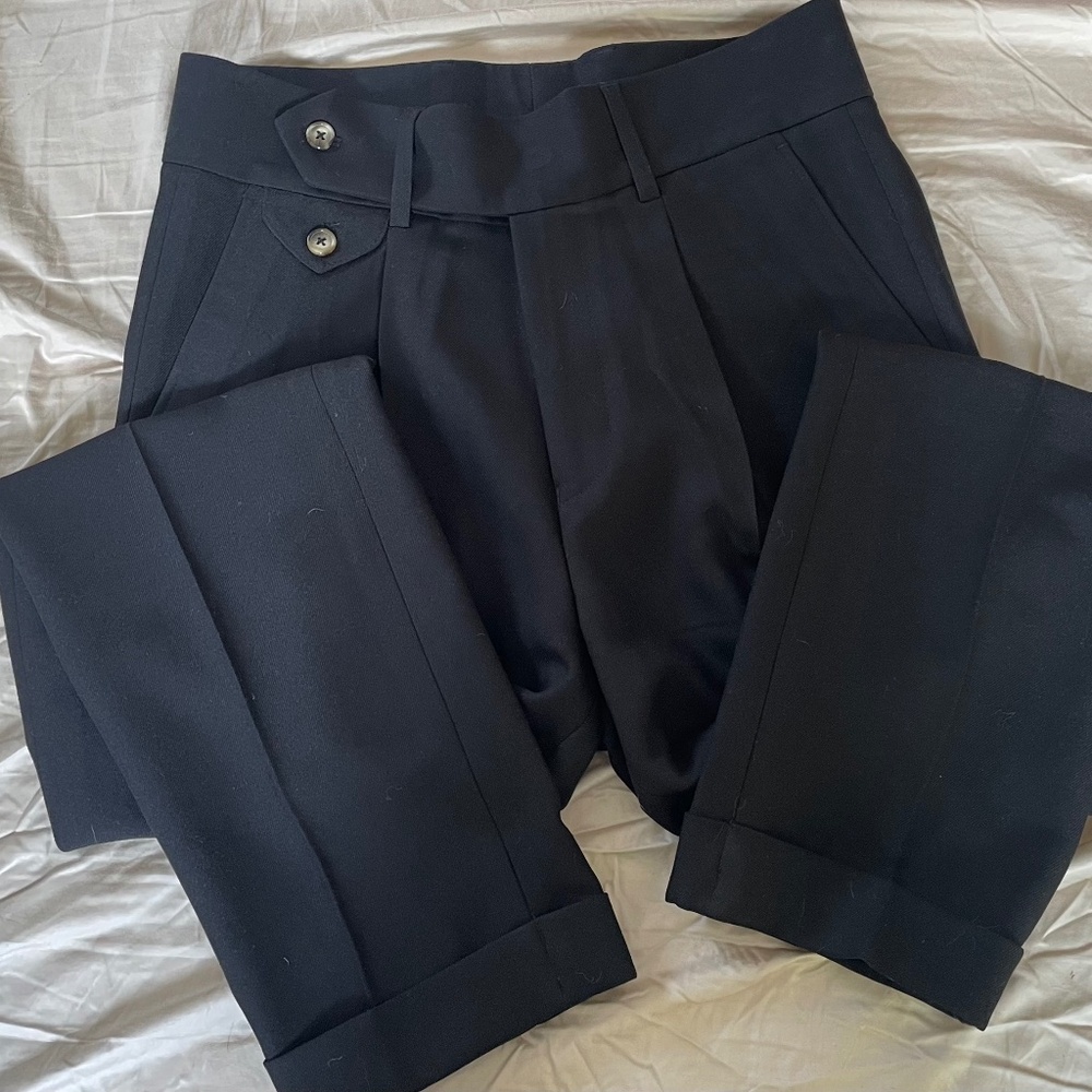 Proper Pair Men’s black high waisted dress pants